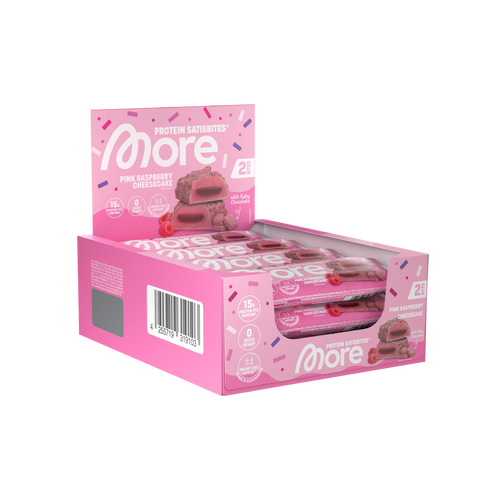 More Protein Satisbites Pink Raspberry Cheesecake (Pink Design)