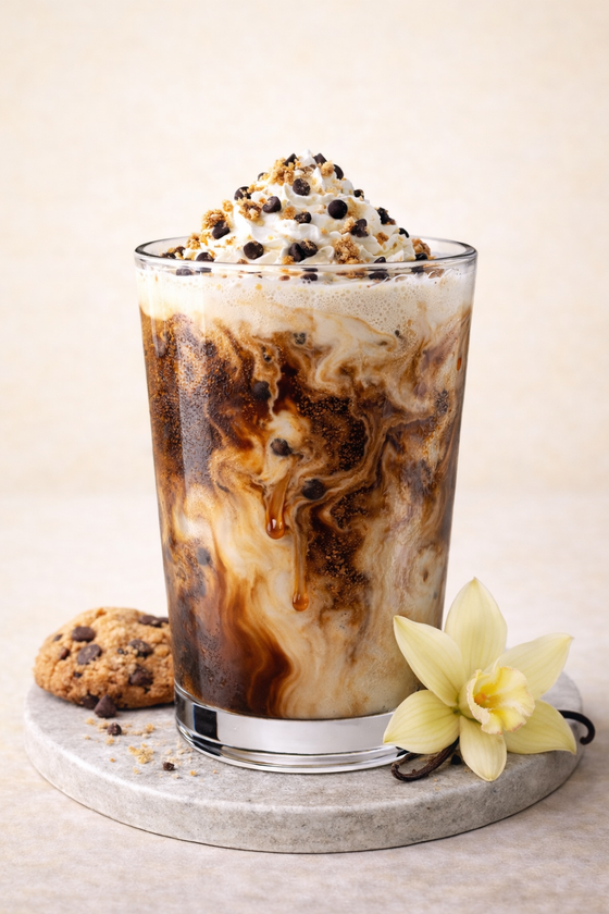 Mix and Match: Protein Iced Coffee Vanilla Chocolate Chip Cookie